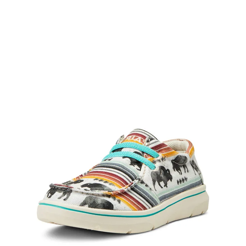 Ariat Kids Hilo Buffalo Print Casual Shoe