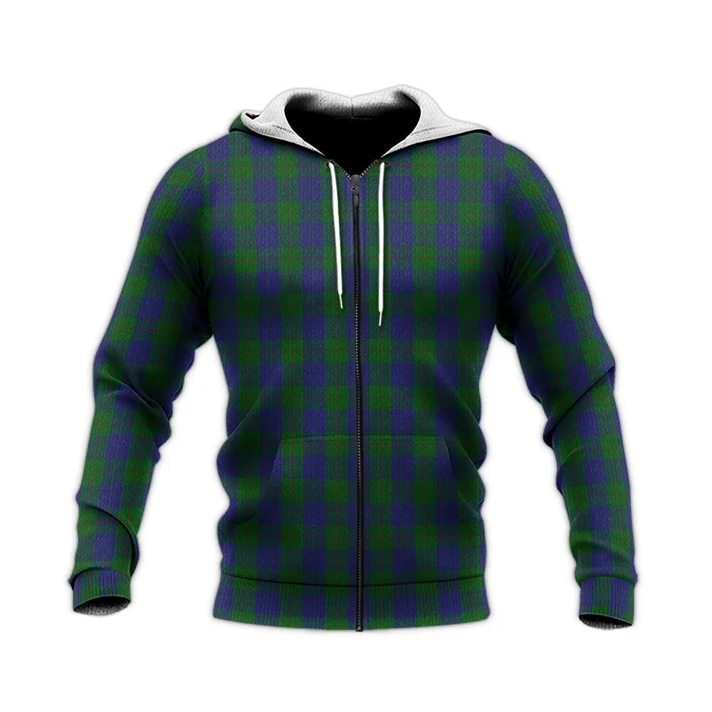 Barclay Tartan Knitted Hoodie