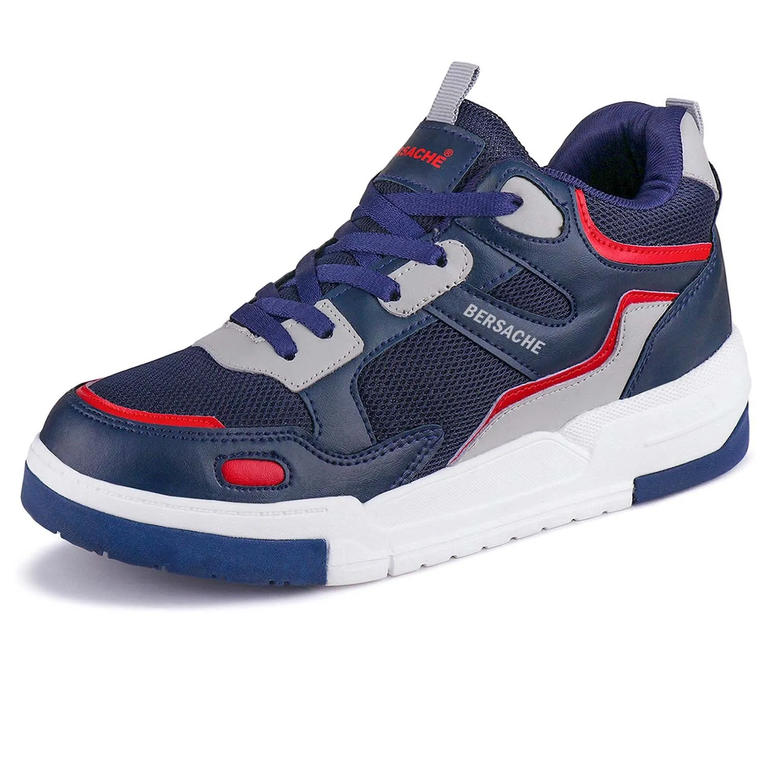 Bersache Premium Sports ,Gym, Trending Stylish Running Shoes For Men (9176-Blue)