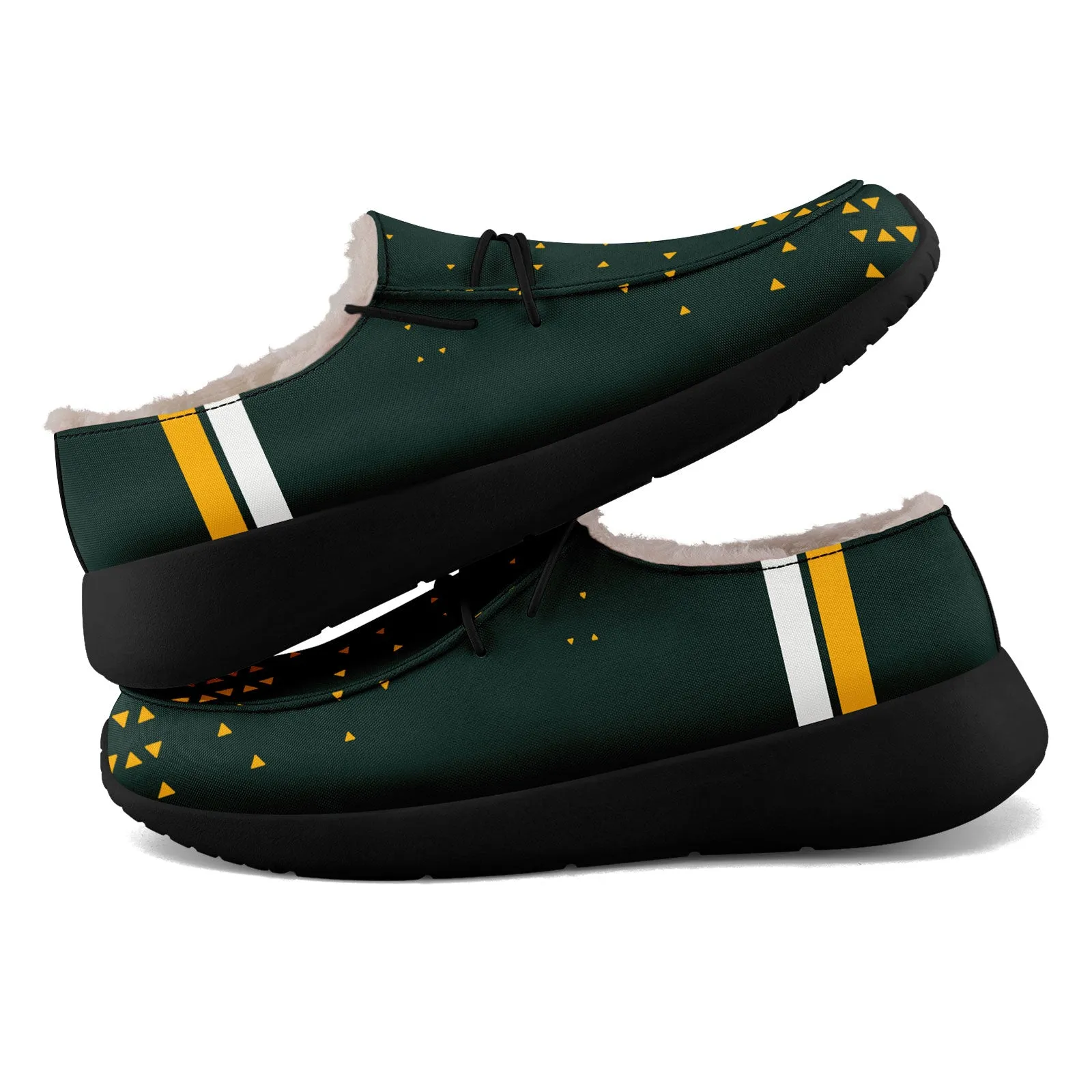 Custom Green Yellow Green Bay Shoes Personalized Sneaker FN042-D020279-13