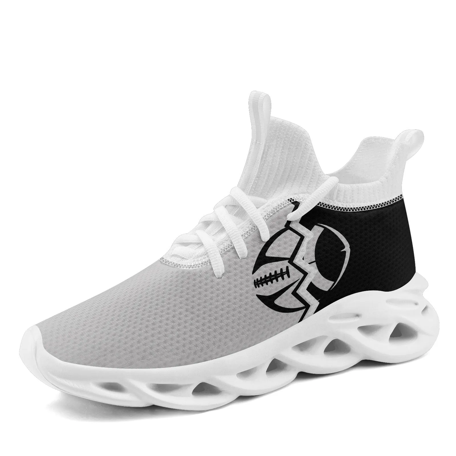 Custom Grey Black Las Vegas Maxsoul Shoes Personalized Sneaker FN030A-D028017-26