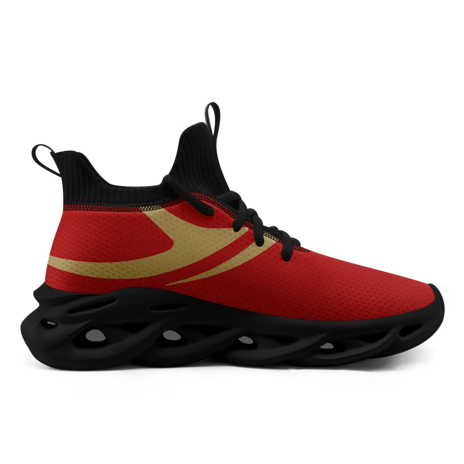 Custom Red San Francisco Maxsoul Shoes Personalized Sneaker FN030-D025004-22