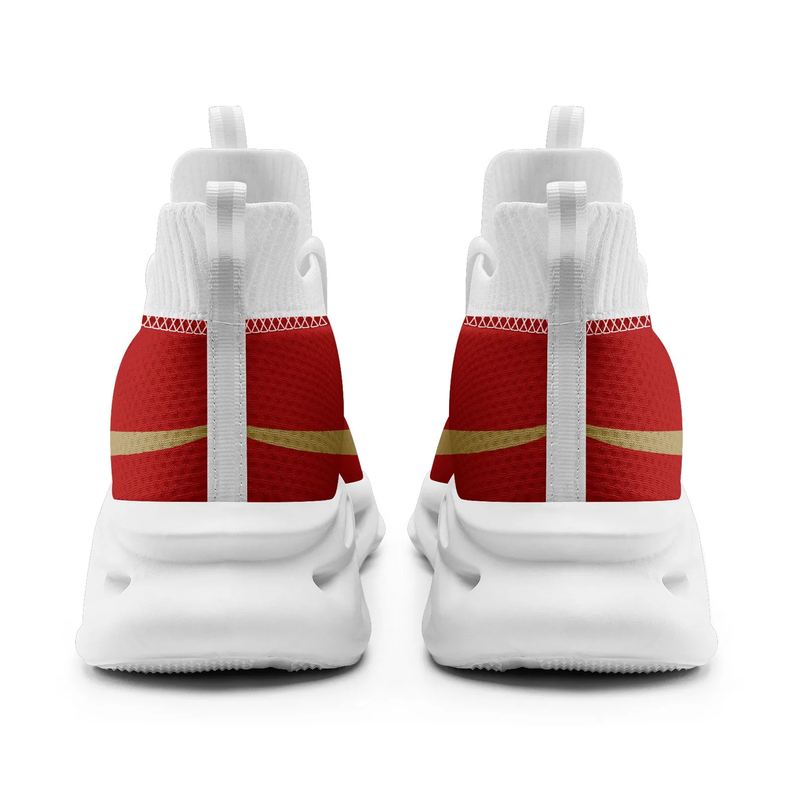 Custom Red San Francisco Maxsoul Shoes Personalized Sneaker FN030-D025004-22