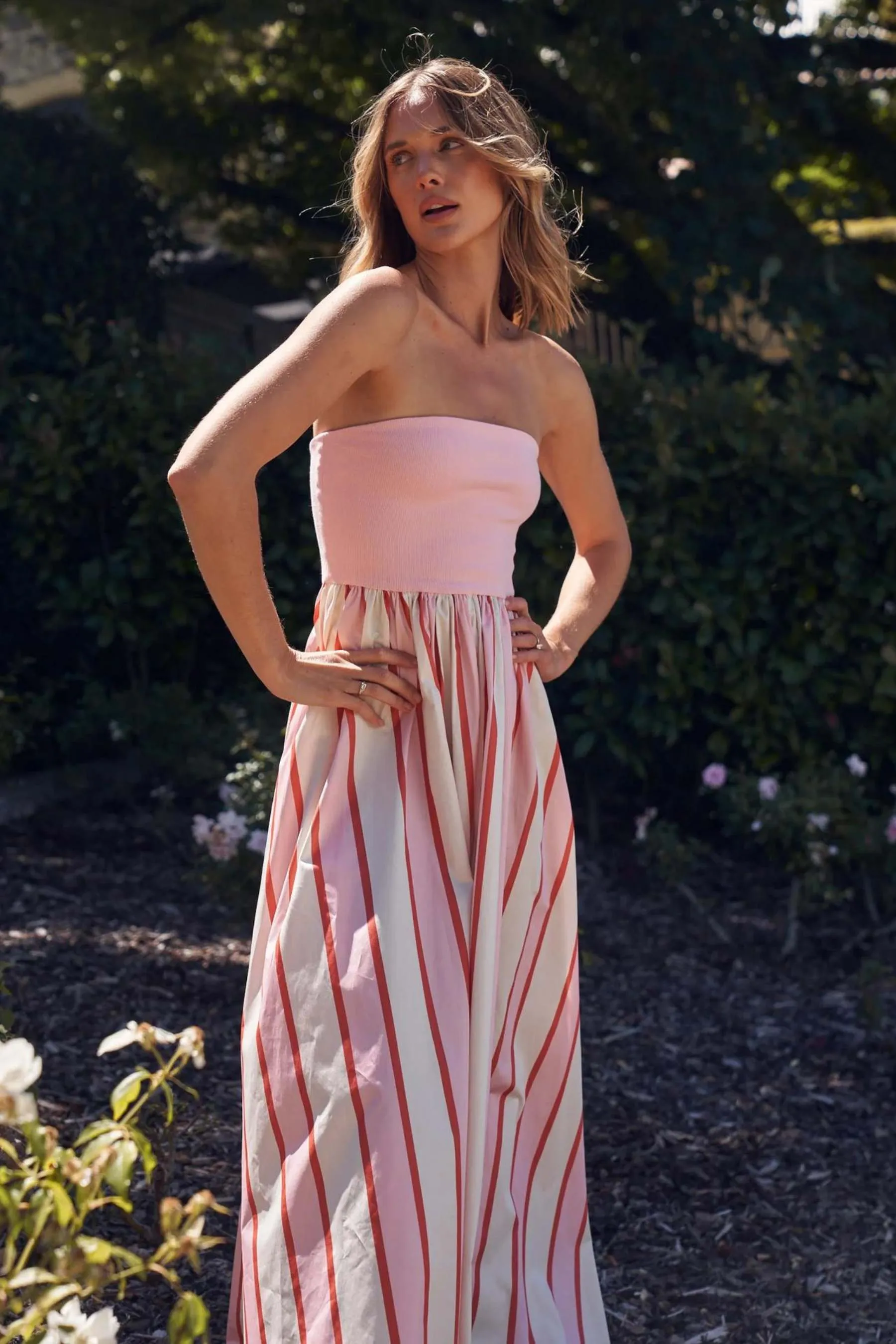 Frankie Dress | Hana Stripe