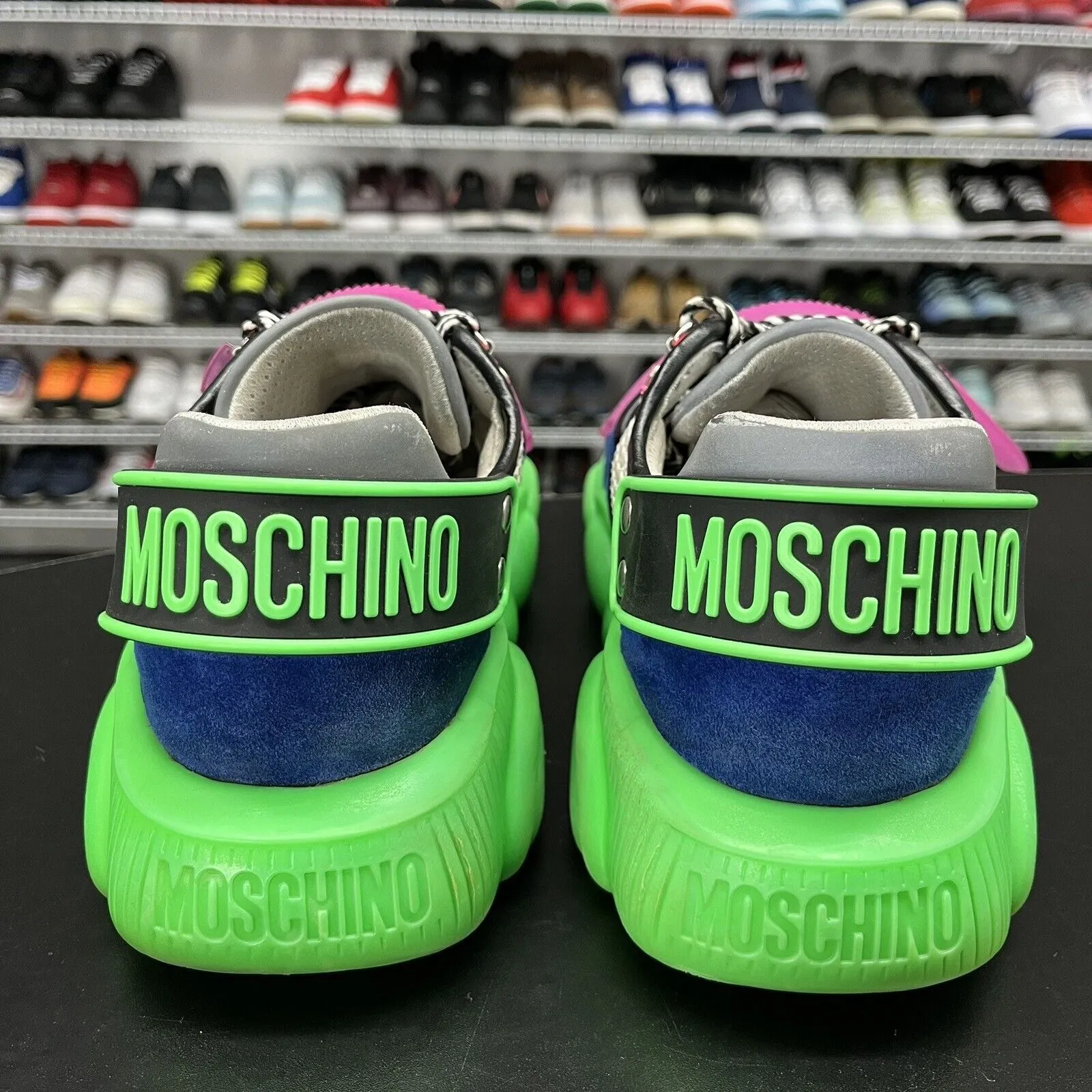 Moschino Couture Unisex Teddy Shoes Sneakers Trainers Sneakers Size 43 US 9
