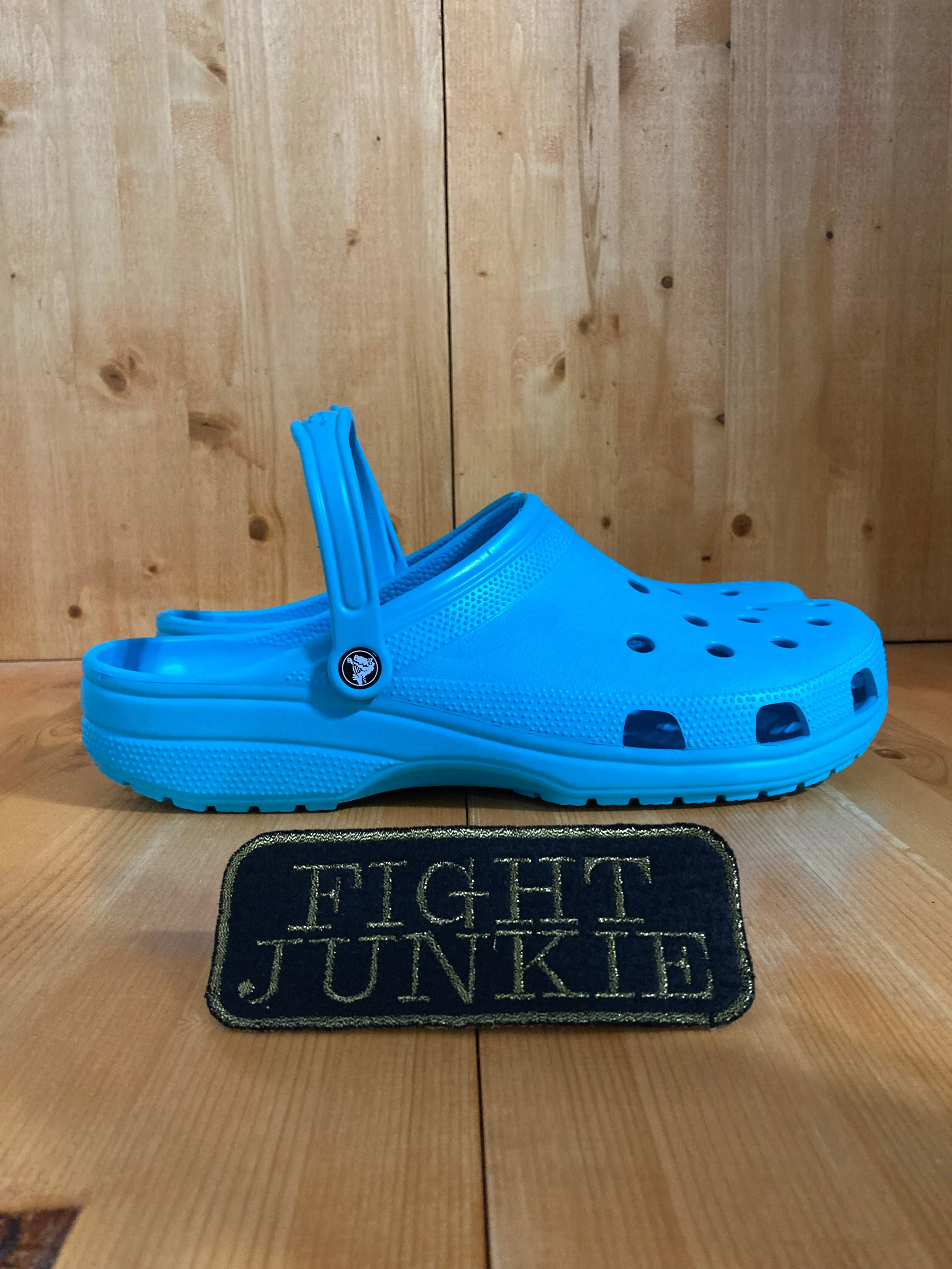 NEW! CROCS CLASSIC Men Size 17 Retired Digital Aqua Color Clogs Shoes Sneakers