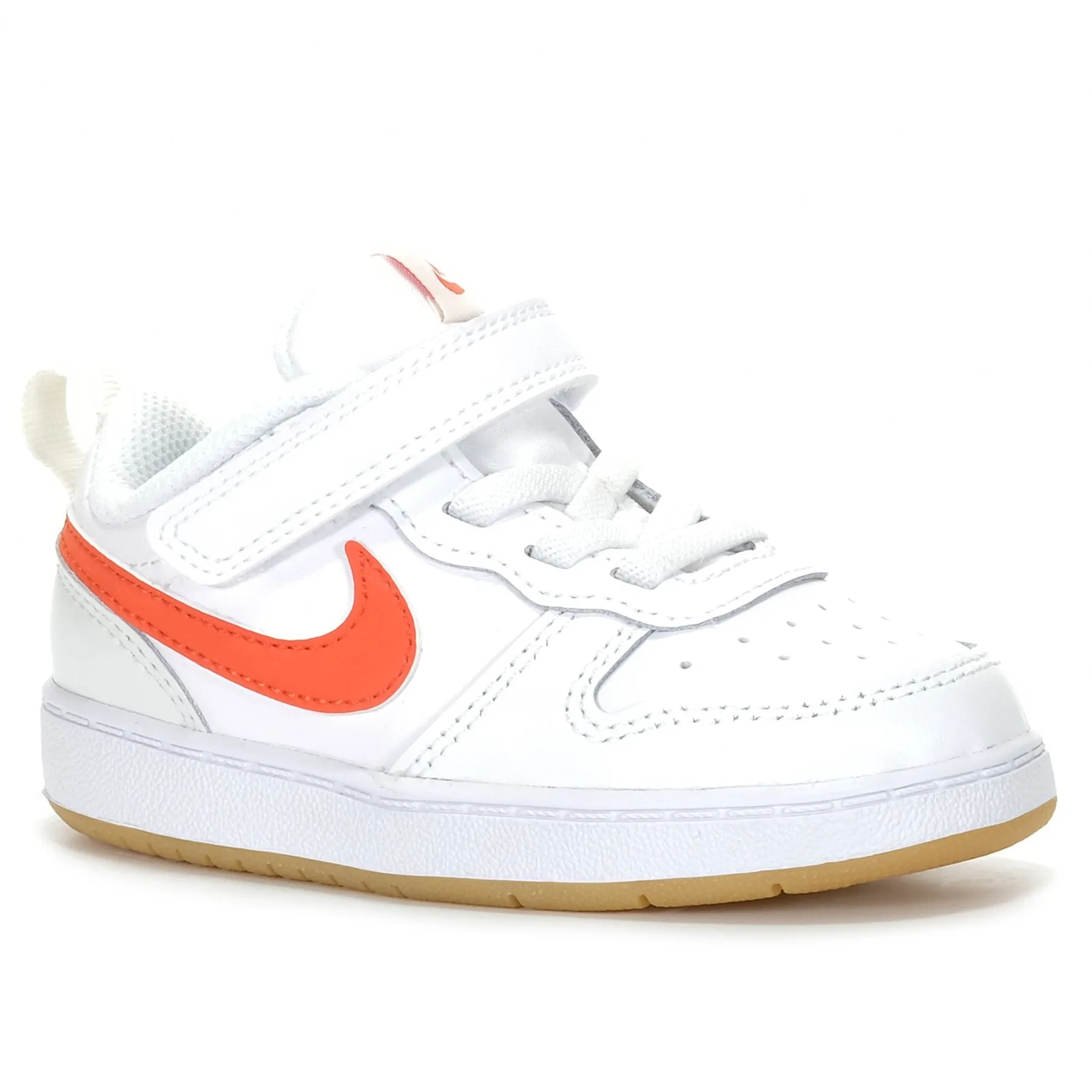 NIKE INFANT Court Borough Low 2 (TDV) White/Orange