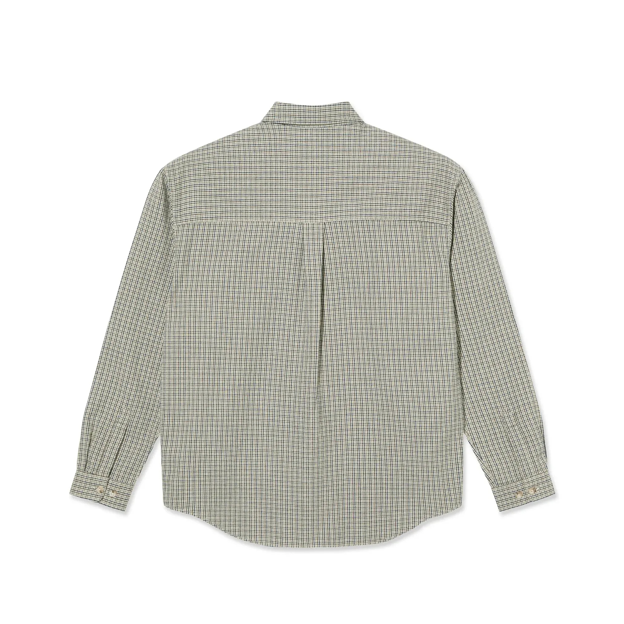 Polar Skate Co Mitchell Flannel L/S Shirt - Creme Check