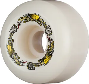 Powell Peralta Dragon Formula Wheels 56x40mm 88A - Off White (Set of 4)