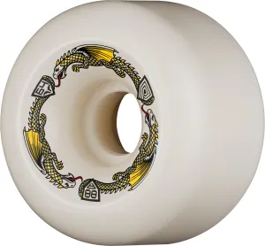 Powell Peralta Dragon Formula Wheels 64x40mm 88A - White (Set of 4)