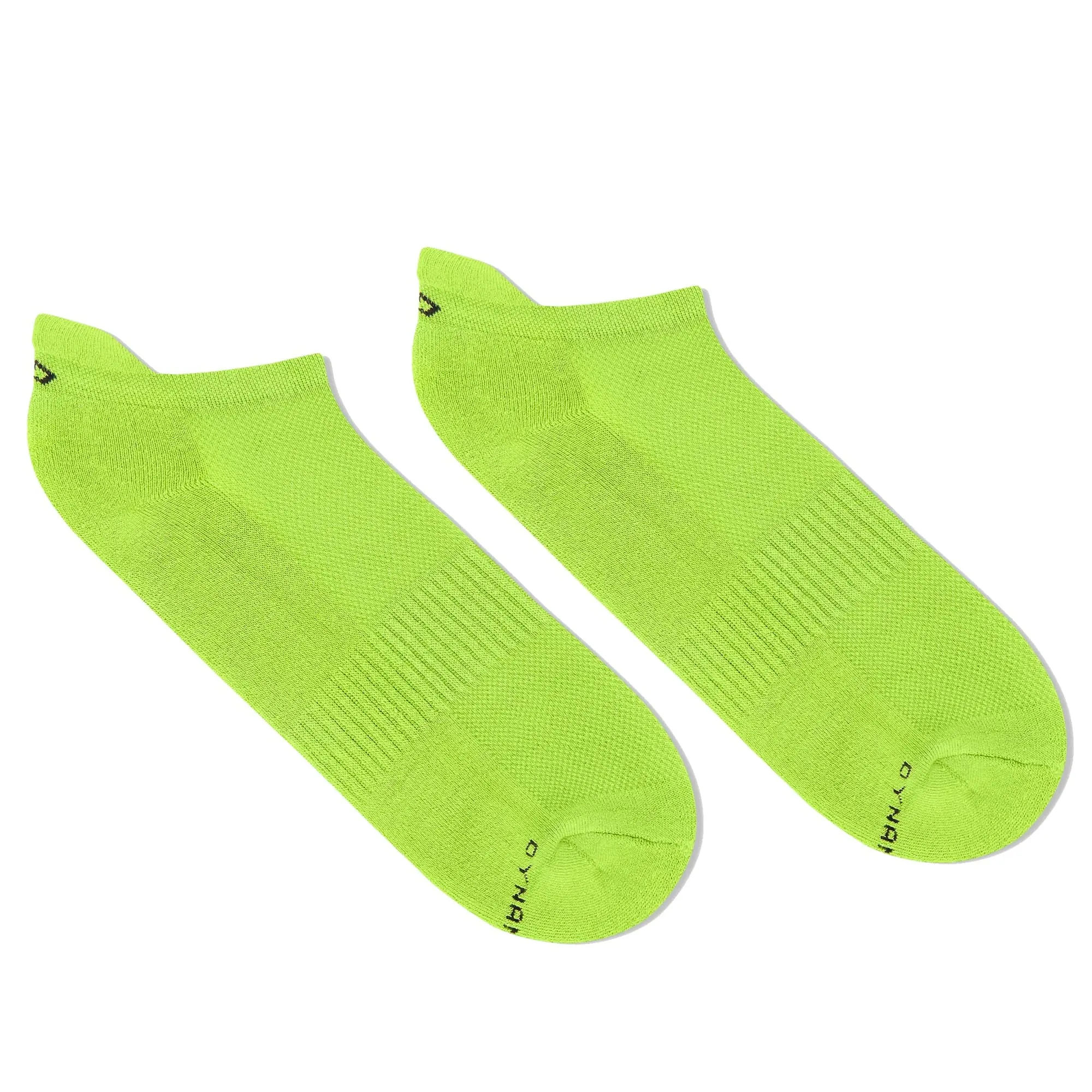 Solid Neon Green Bamboo Unisex Ankle Length Socks