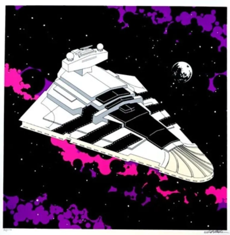 Superstar Destroyer Silkscreen Print by Bill McMullen- Billions