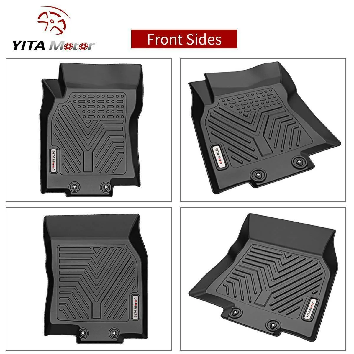YITAMOTOR® Floor Mats for 14-20 Nissan Rogue Floor Liners, 1st & 2nd Row (No Rogue Sport or Select Models)